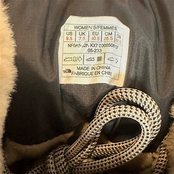 The North Face Shellista IV Mid Waterproof Snow Boot Women’s 9.5 NF0A5G2N Faux F - Picture 8 of 15